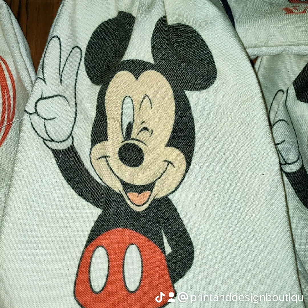 Personalised drawstring bag