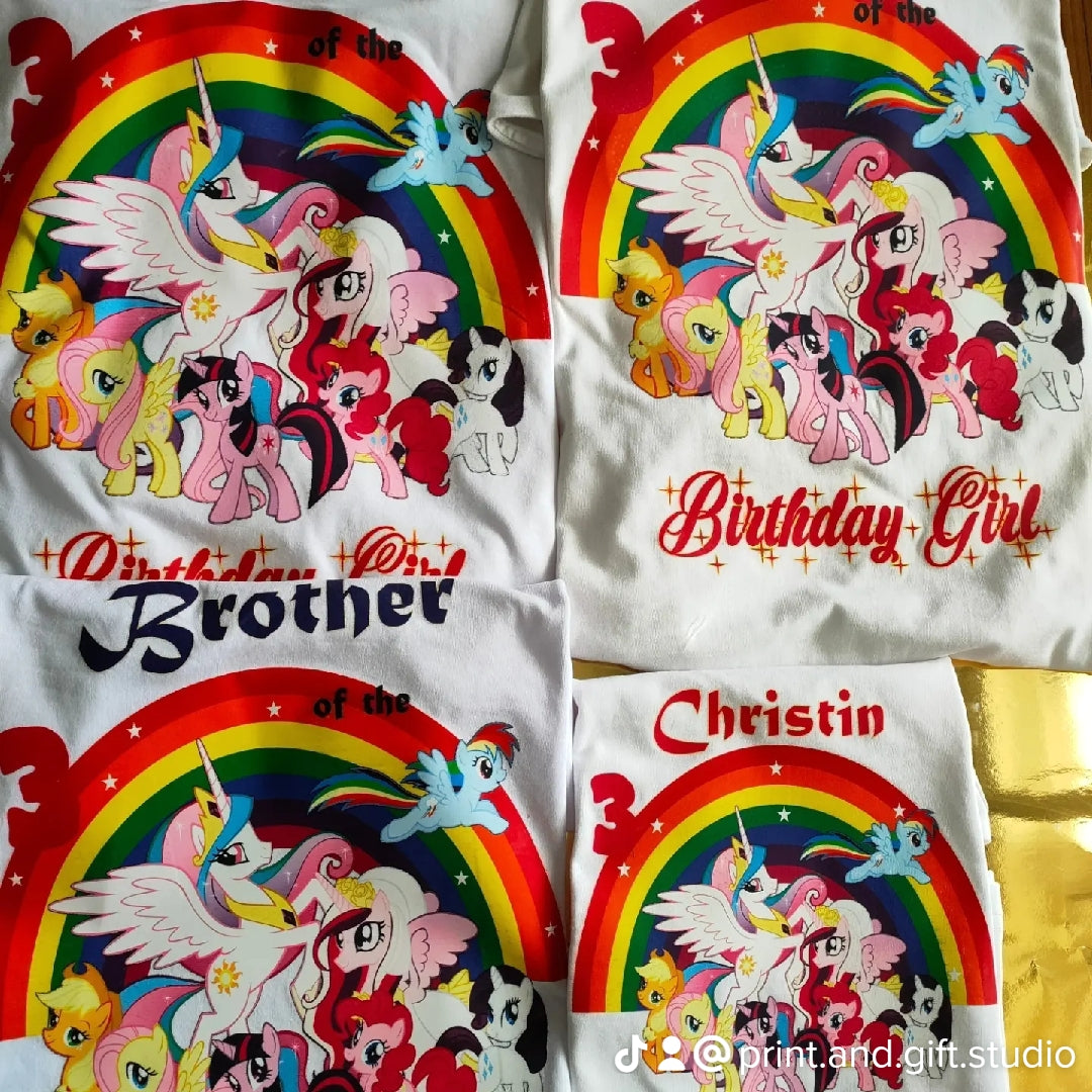 Birthday T shirts