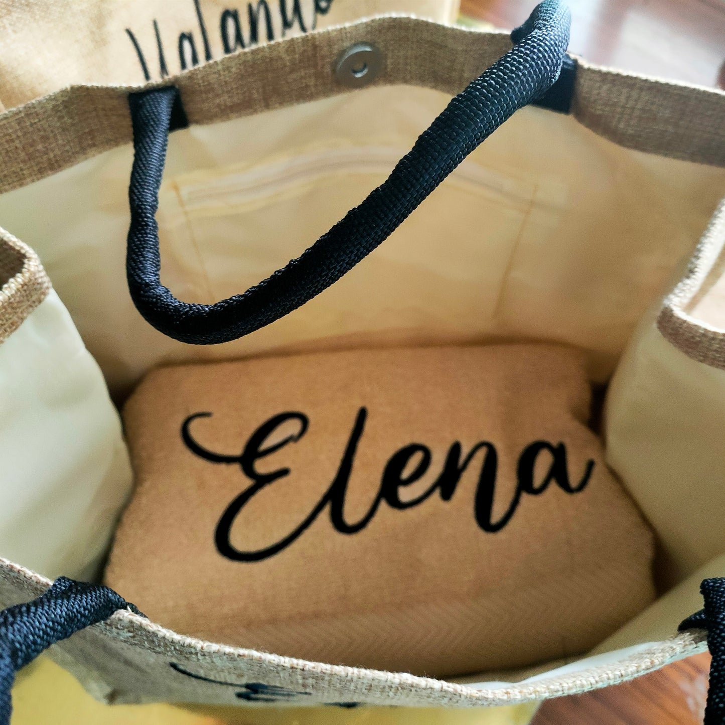 Tote bag embroidery