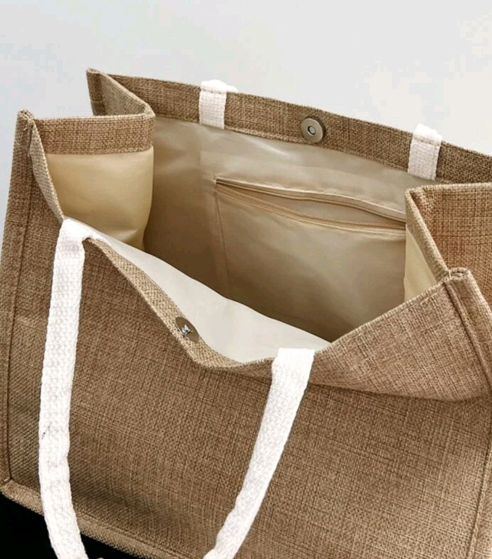 Tote bag embroidery