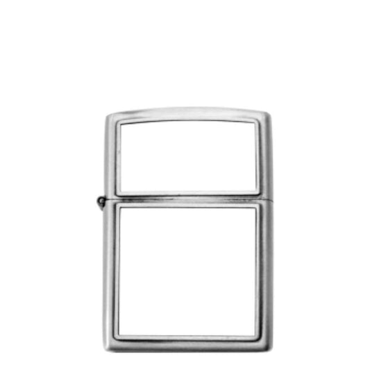 Lighter (Metal white) with insert