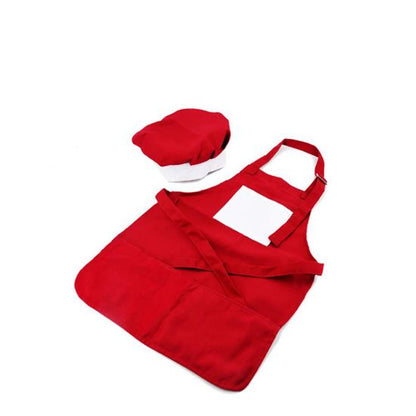 Custom Kids Apron and Chef Hat Set