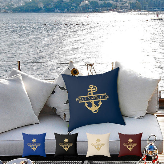 Custom Boat Embroidery pillows