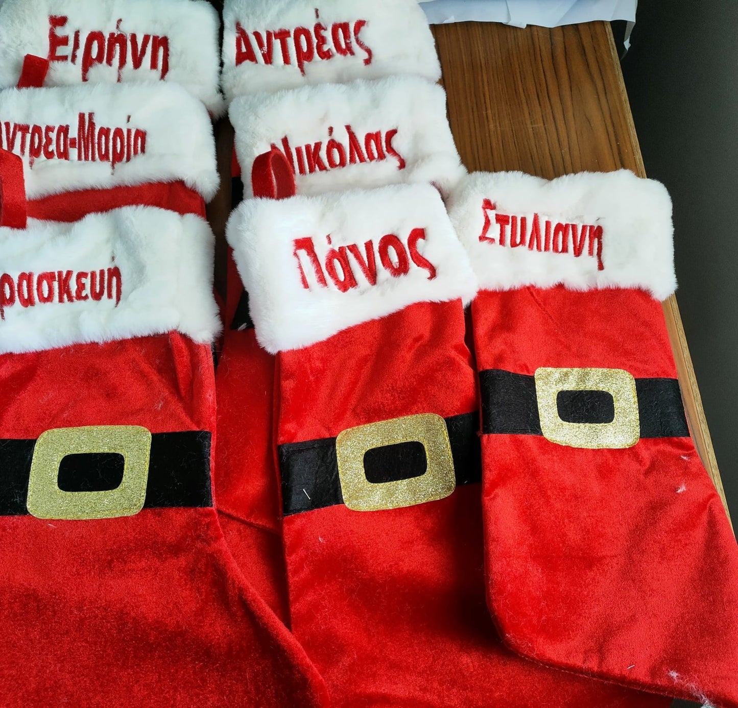 Custom Christmas  Velvet Stocking