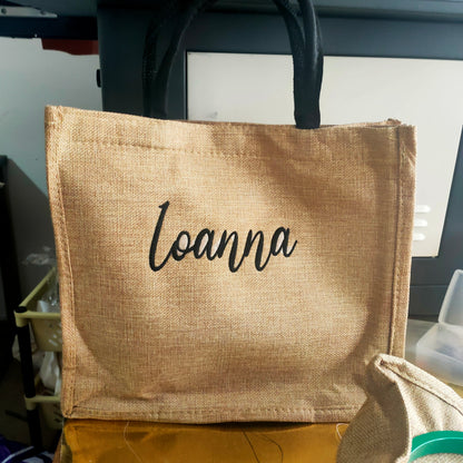 Tote bag embroidery