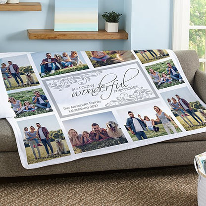 Custom photo Blanket