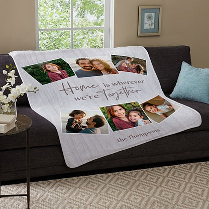 Custom photo Blanket