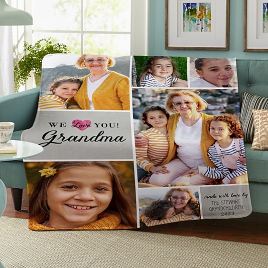 Custom photo Blanket