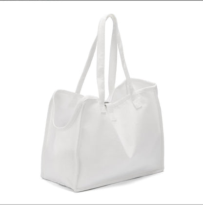 PET Carrier Bag (Linen White) L38 x W19 x H30cm