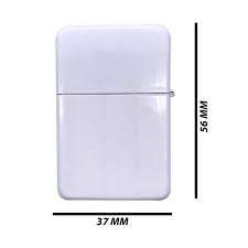 Lighter (Metal white) with insert