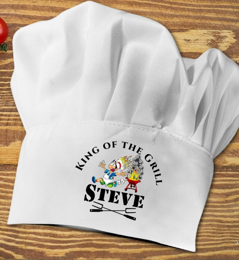 Custom Kids Apron and Chef Hat Set