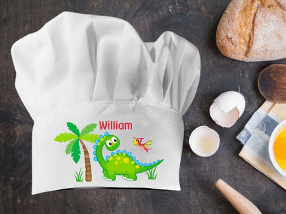 Custom Kids Apron and Chef Hat Set