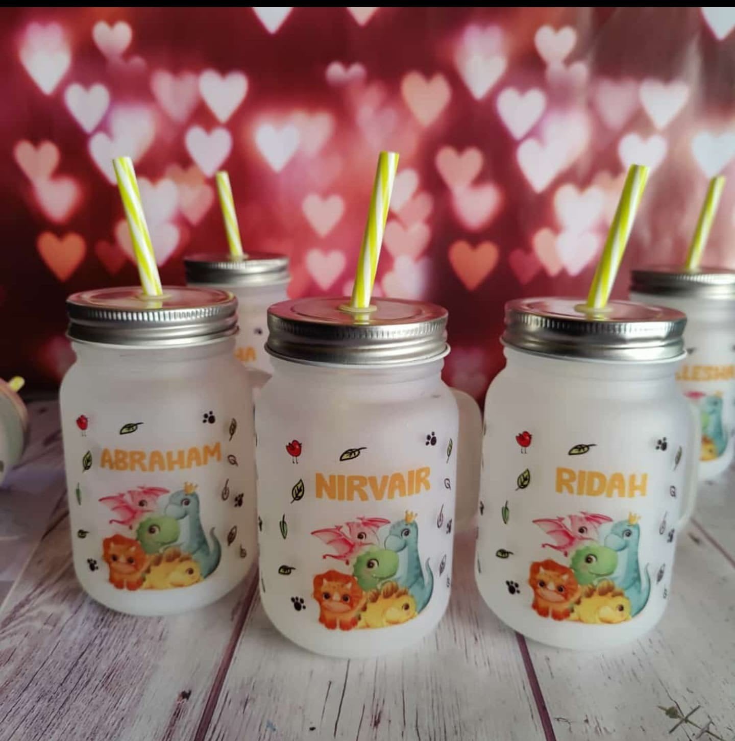 Custom Mason Jar Round frosted 400ml