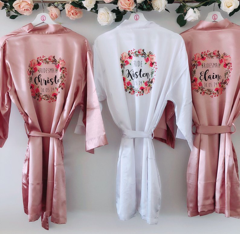 Custom printed robe