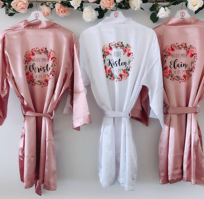 Custom printed robe