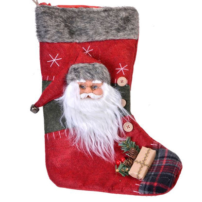 3D Embroidery Christmas Stocking