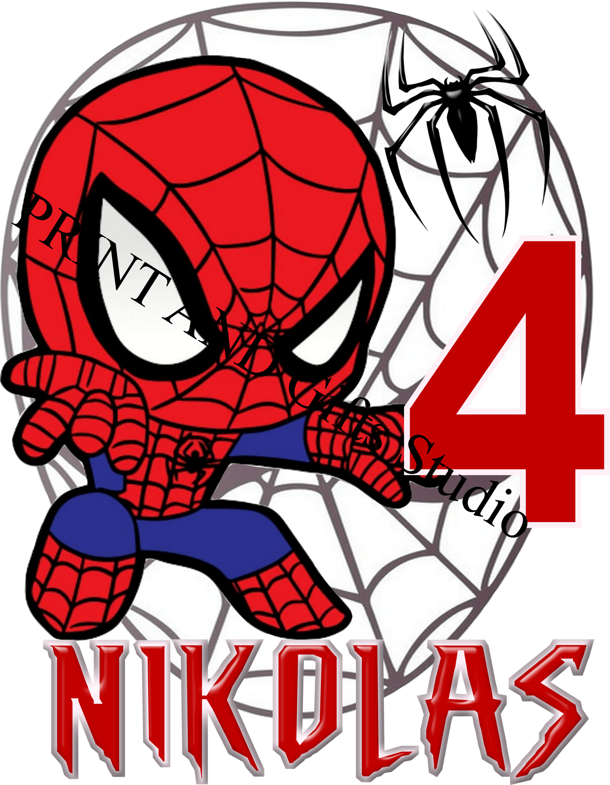 Spiderman Birthday T shirt