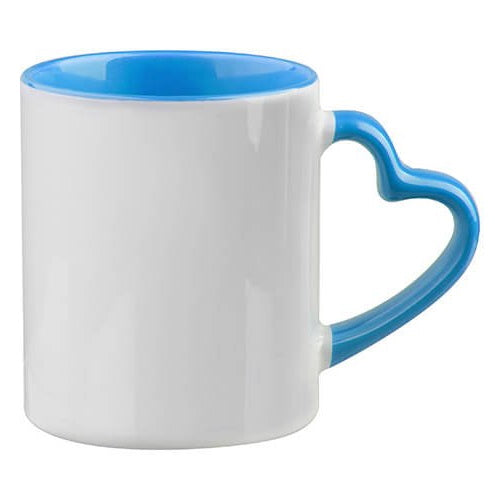 Mug with heart handle 10 OZ
